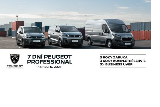 V7 dní Peugeot Professional je tady! 👍 Rozjeďte své podnikání a pořiďte si užitkový vůz Peugeot s kompletním servisem a údržbou, včetně výměny opotřebovaných dílů, práce i nadstandardních asistenčních služeb, až na 3 roky zdarma! Využijte financování exkluzivním úvěrem s 3 % úrokem a akontací již od 0 % a vyberte si z bohaté nabídky skladových vozů Peugeot v motorizaci, která vám sedne nejlépe. #LennerMotors #Peugeotcz #Peugeot #PeugeotProfessional