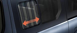 Sliding side windows